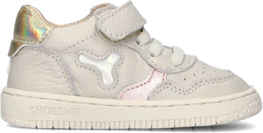 Shoesme Bn25s012 Sneakers Leren Sneaker Meisjes Beige