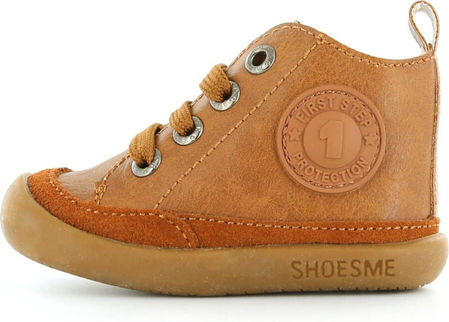 Shoesme Baby | Babysneakers | Meisjes jongens | Cognac | Leer