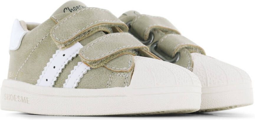 Shoesme Baby Babysneakers Taupe Leer