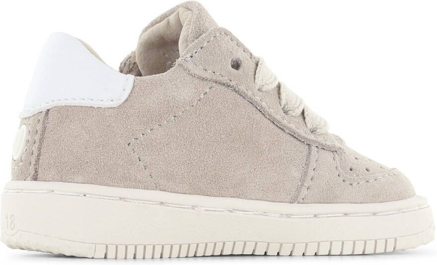 Shoesme Baby Babysneakers Taupe Leer