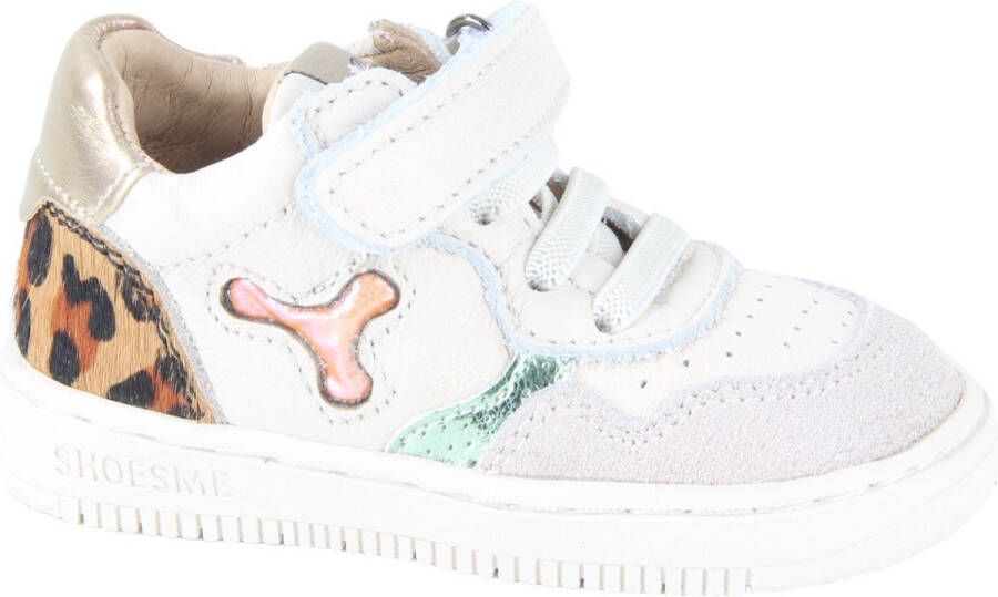 Shoesme Bn24s012 Lage sneakers Leren Sneaker Beige