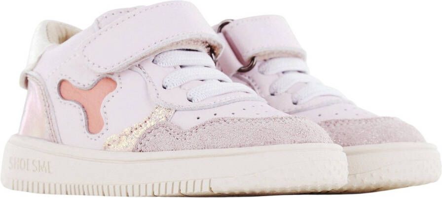 Shoesme Baby Babysneakers Meisjes Pink Leer