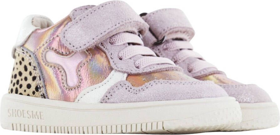 Shoesme Baby Babysneakers Meisjes PINK METALLIC Leer