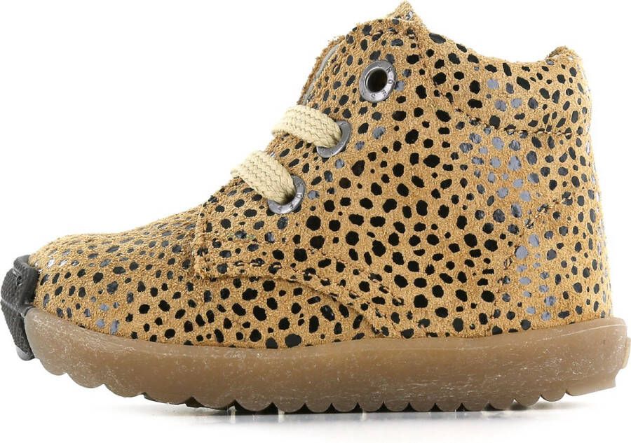 Shoesme Baby | Enkelboots | Meisjes jongens | Cognac Dots | Leer