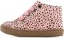 Shoesme Flex nubuck veterboots met allover print roze All over print 20 - Thumbnail 2