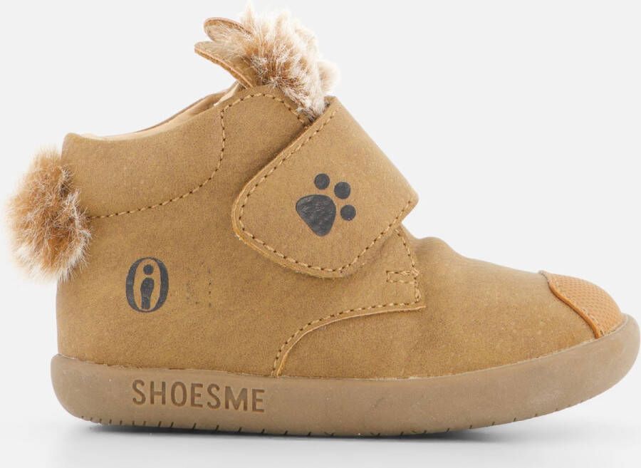 Shoesme Baby Klittenbandschoenen Cognac Leer