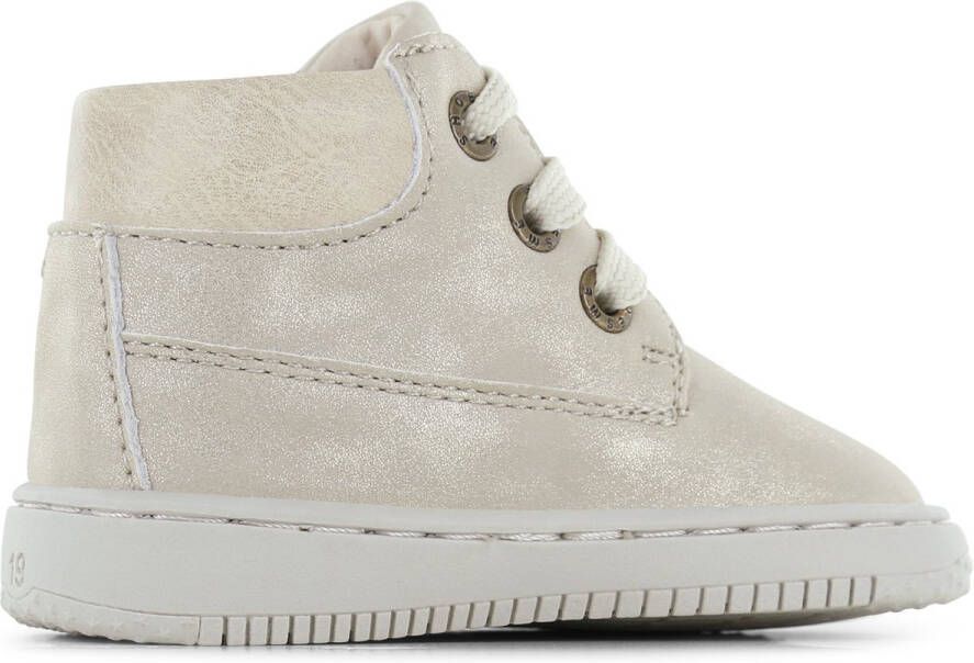 Shoesme Baby Veterschoenen Meisjes Gold Leer