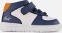 Shoesme Baby Babysneakers Jongens Blue White Orange Leer - Thumbnail 2