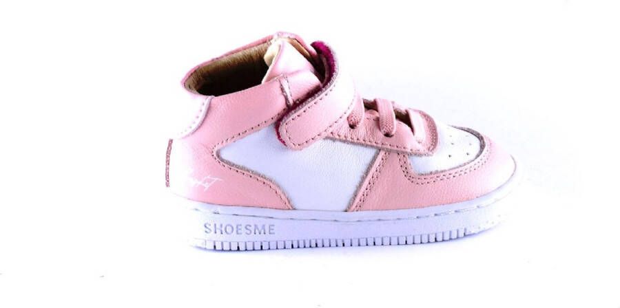 Shoesme Baby Babysneakers Meisjes Pink White Leer - Foto 3