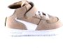 Shoesme Baby Babysneakers Taupe Leer - Thumbnail 1