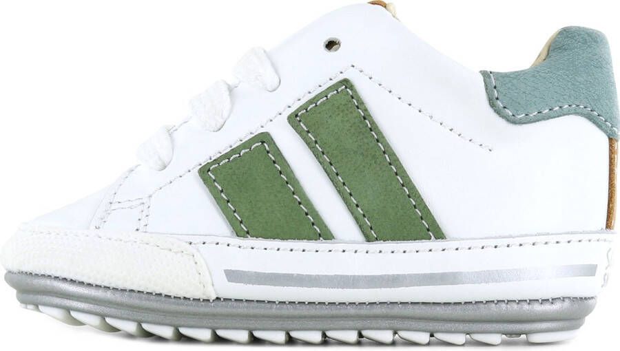 Shoesme BP23S024 D White Green Baby-schoenen