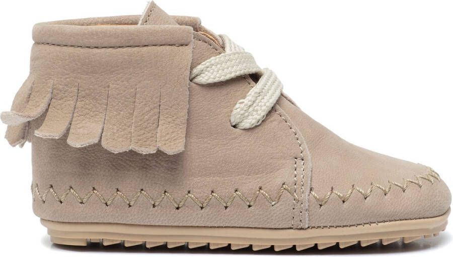 Shoesme Babyschoenen taupe Leer