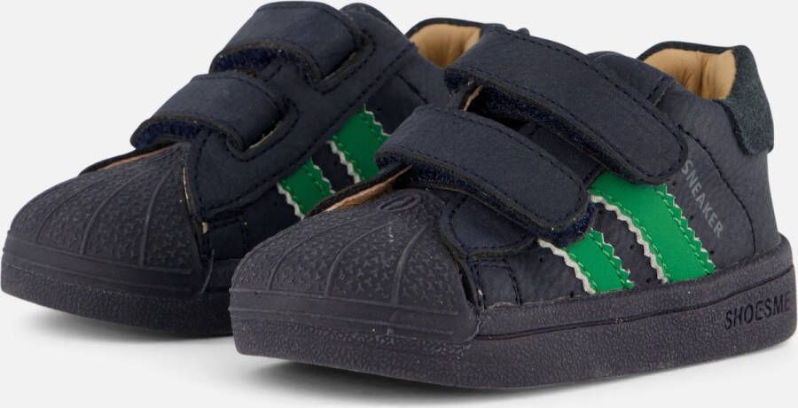 Shoesme Babyschoenen Velcro blauw Leer