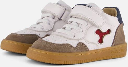 ShoesMe BN24S012-A white taupe multi bruin