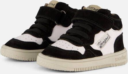 Shoesme leren sneakers zwart wit Jongens Leer Meerkleurig 19 - Foto 4