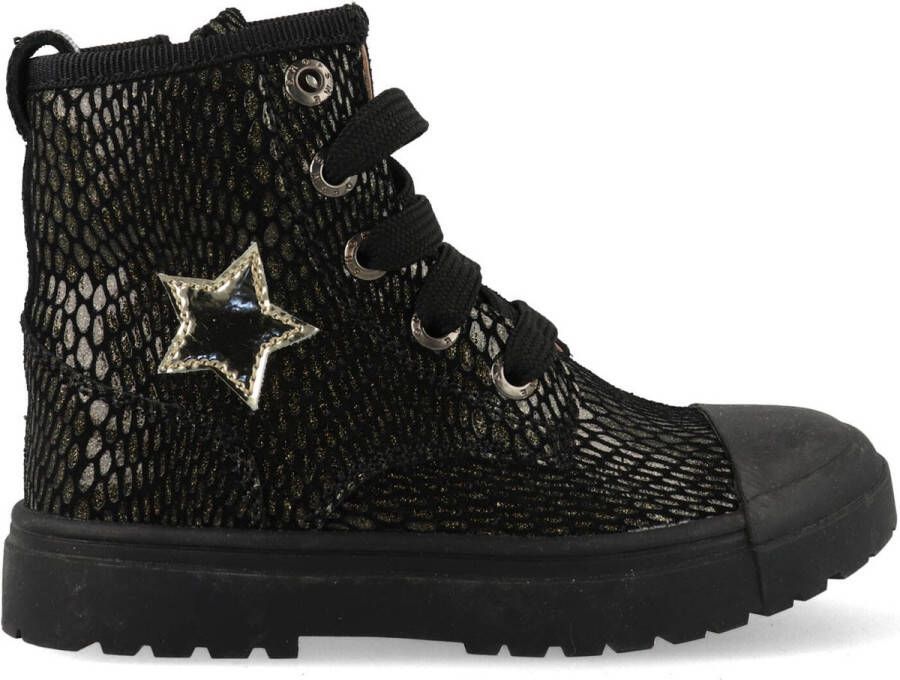 Shoesme Biker-Boots SW23W002-B Zwart Goud