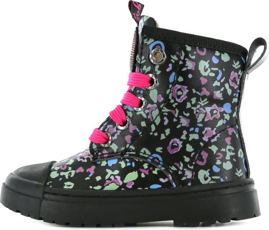 Shoesme Bikerboots | | Black Multicolor pattern | Leer