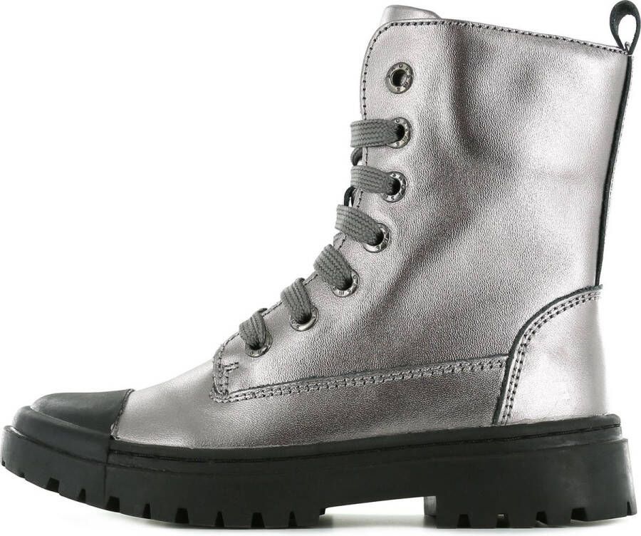 Shoesme Bikerboots | Meisjes | Old Silver | Leer