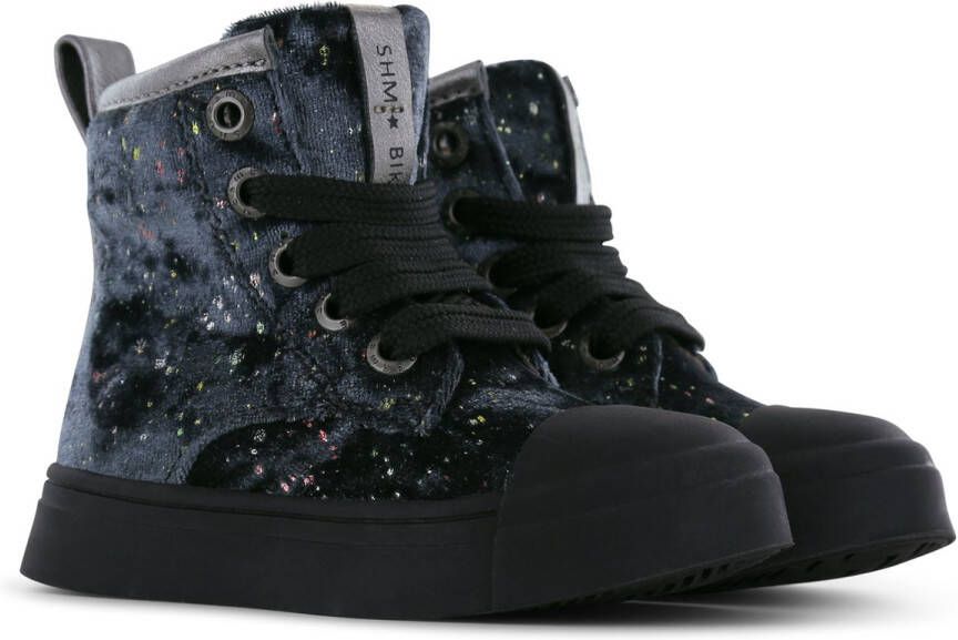 Shoesme Bikerboots Meisjes SILVER BLUE Leer