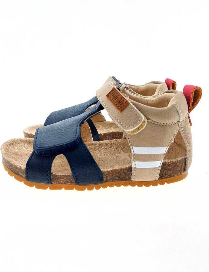 Shoesme Bio Sandalen blauw Leer