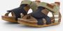Shoesme Bio Sandalen groen Leer - Thumbnail 1