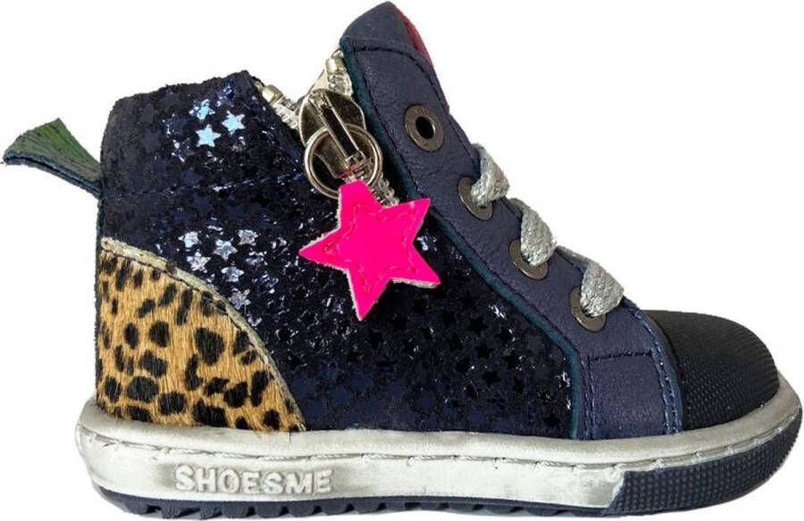 Shoesme Blauwe Veterschoenen Extreme Flex