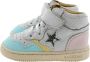 Shoesme leren sneakers wit blauw roze Leer Meerkleurig 24 - Thumbnail 4