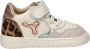 Shoesme Bn24s012 Lage sneakers Leren Sneaker Meisjes Beige - Thumbnail 1