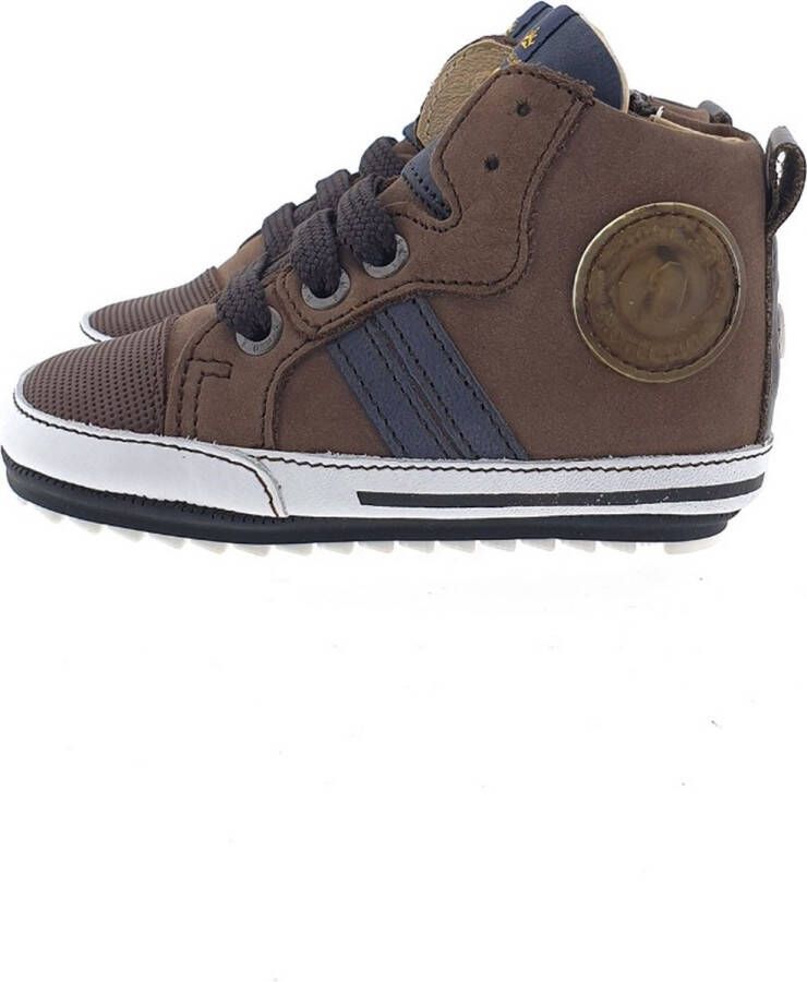 Shoesme Babyschoenen groen Leer Kinderschoenen