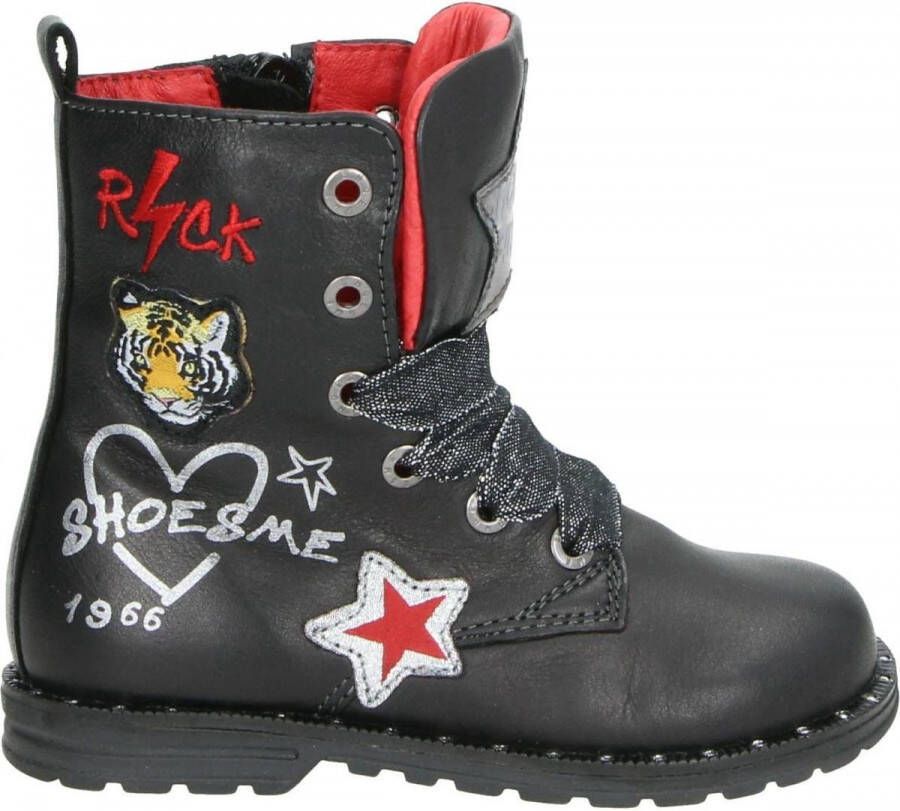 Shoesme Dessert Meisjes biker boot Zwart