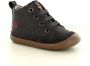 Shoesme Baby Veterschoenen Dark Brown Leer - Thumbnail 1