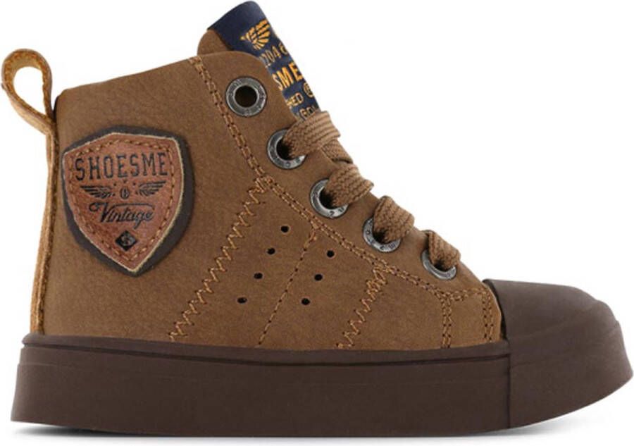 Shoesme veterboots bruin Jongens Leer Effen 36 | Enkelboot van - Foto 3