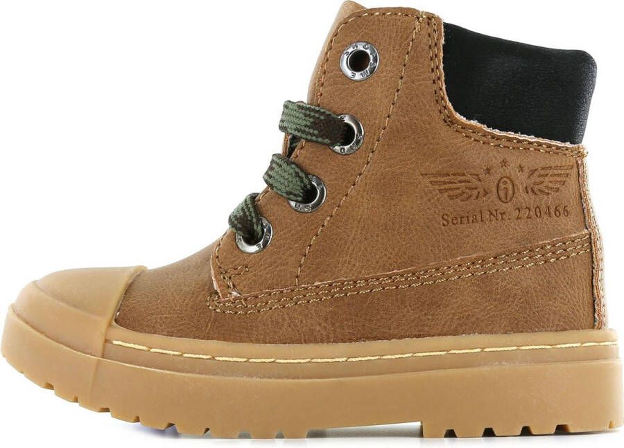 Shoesme stoere lichtbruine veterboots met stootneus - Foto 3