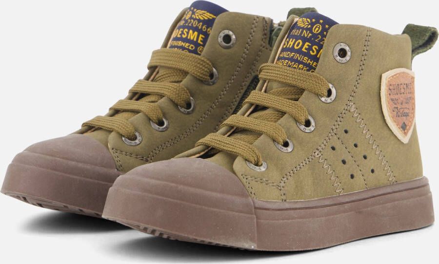Shoesme Enkelboots Jongens Dark Green Leer