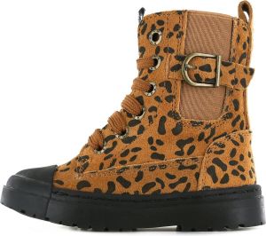 Shoesme Enkelboots | Meisjes | BEIGE ANIMAL PRINT | Leer