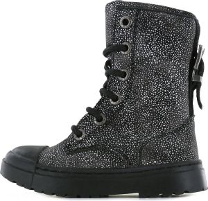 Shoesme Enkelboots | Meisjes | Black silver dots | Leer