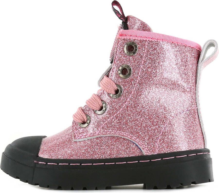 Shoesme veterboot Veterschoenen Meisje roze