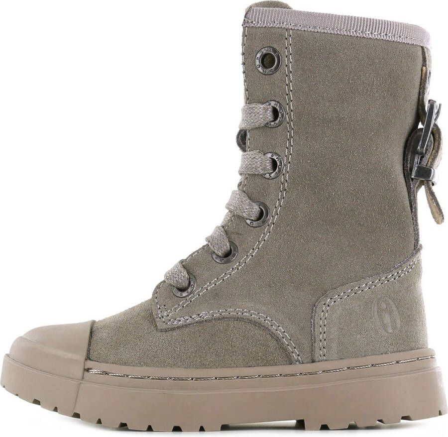 Shoesme Veterschoen hoog Veterschoen hoog taupe