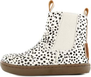 Shoesme Enkelboots | Meisjes | White Black Dots | Leer