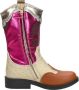 Shoesme Enkellaarsjes Goudkleur - Thumbnail 1