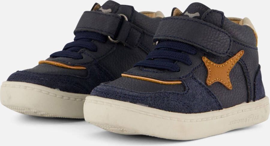 Shoesme Extreme Flex Sneakers blauw Leer