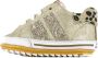 Shoesme gouden babysneaker met shiny strepen en luipaard hiel - Thumbnail 1