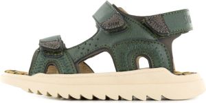 Shoesme groene sandaal met witte zool
