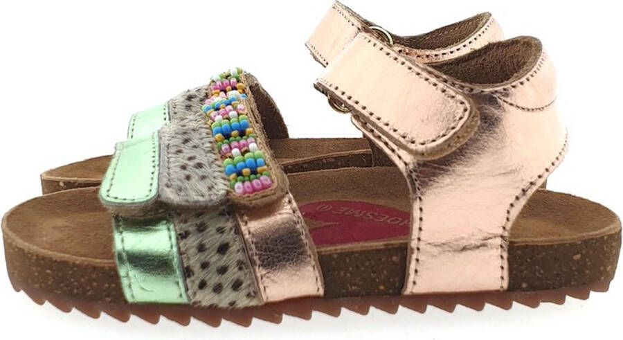Shoesme leren sandalen roze Meisjes Leer Meerkleurig 22 - Foto 3