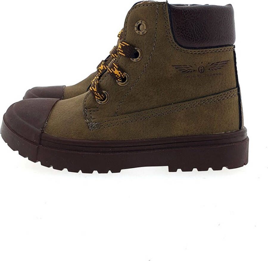 Shoesme jongens veterboot Groen