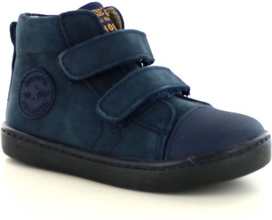 Shoesme Klittenbandschoenen Jongens Dark Blue Leer