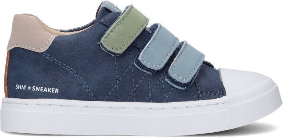 Shoesme Klittenbandschoenen Jongens Dark Blue Leer - Foto 4