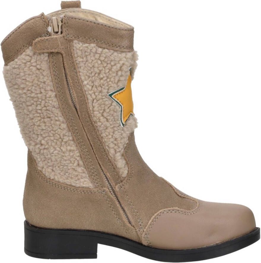 Shoesme Nw24w006 Laarzen Suède Meisjes Taupe - Foto 4