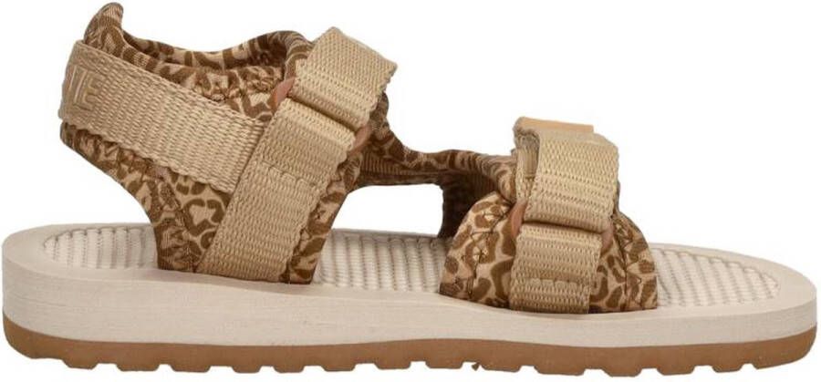 Shoesme sandalen met panterprint beige Meisjes Textiel Panterprint 27