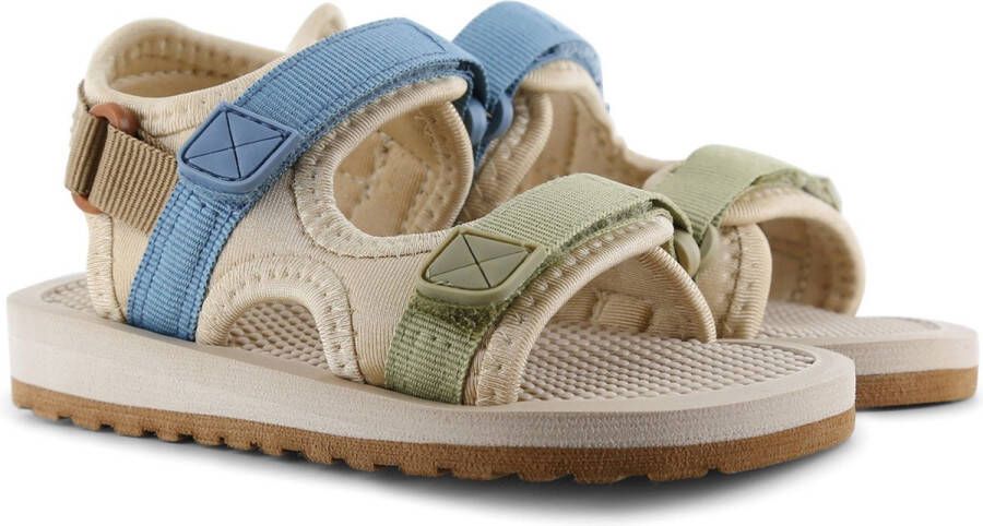 Shoesme sandalen beige blauw groen Jongens Textiel Meerkleurig 26 - Foto 4